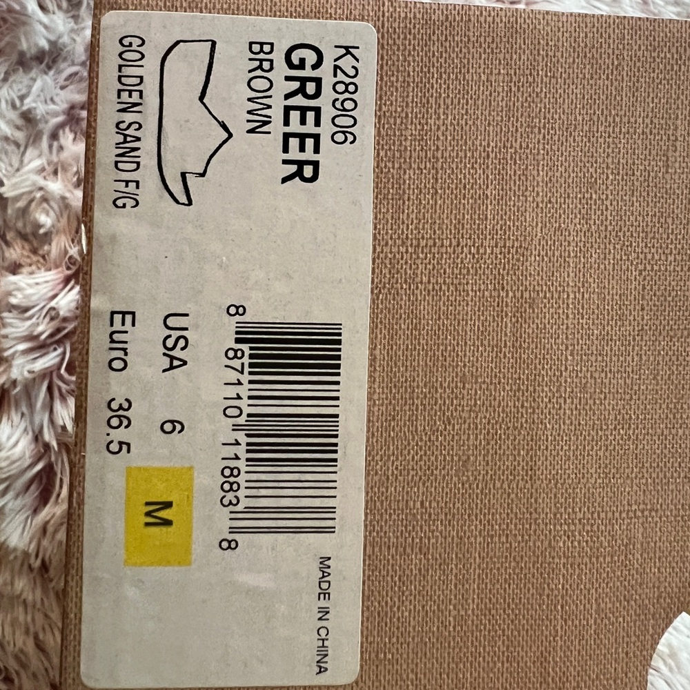 Kork-Ease, GREER open toe chunky leather clog, sz6+box, like NEW - Picture 6 of 6